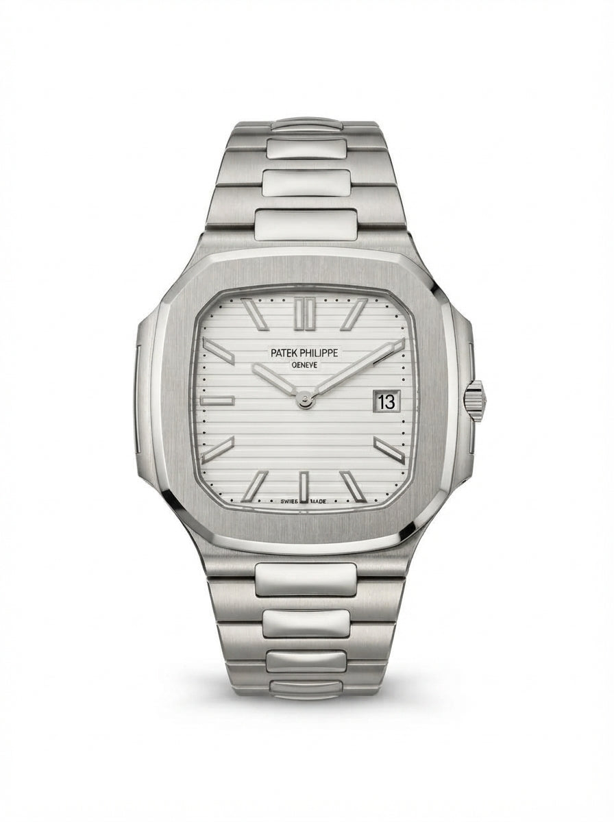 Patek Cubitus - silver on white dial