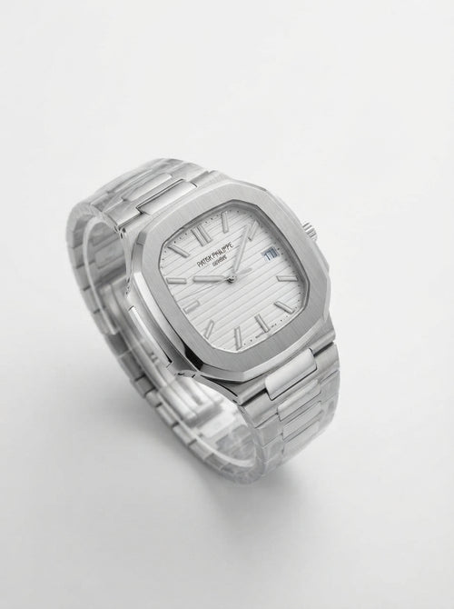 Patek Cubitus - silver on white dial